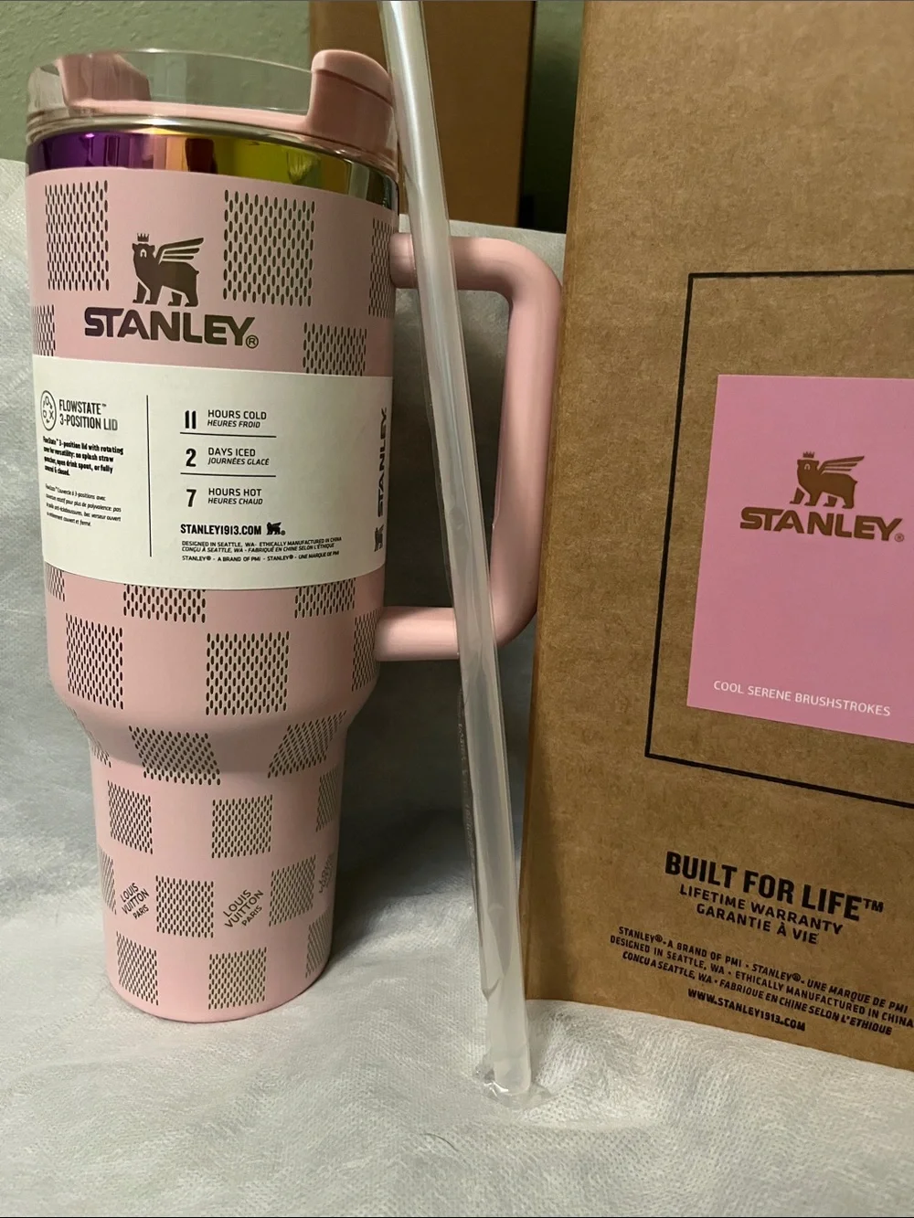 NIB Stanley x Louis Vuitton 40oz Tumbler - Picture 1 of 4
